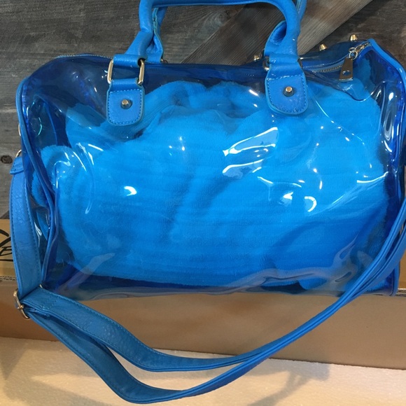 Clear purse bag holographic crossbody bag - Picture 3 of 5